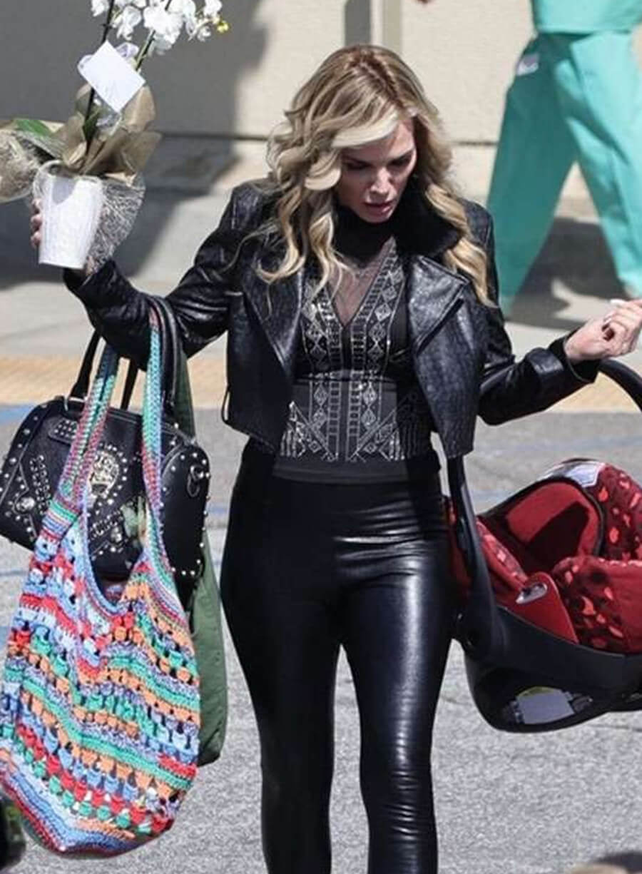 Harpoon Shayanne Inspired Black Leather Jacket - Margo's Got Money Troubles Style