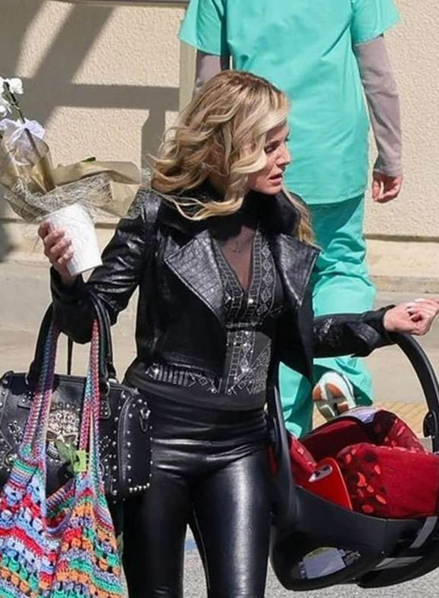 Harpoon Shayanne Inspired Black Leather Jacket - Margo's Got Money Troubles Style