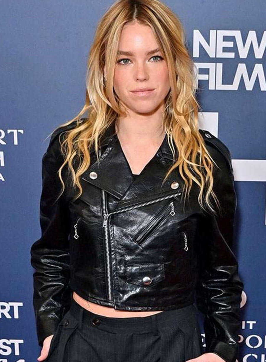 Harpoon Milly Alcock Inspired Black Real Leather Leather Jacket