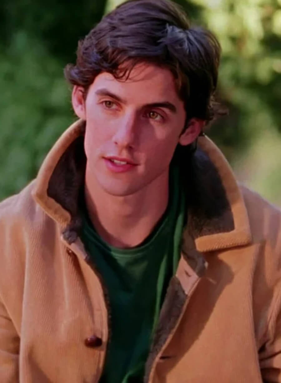 Harpoon Jess Mariano Inspired Brown Leather Jacket - Gilmore Girls Style