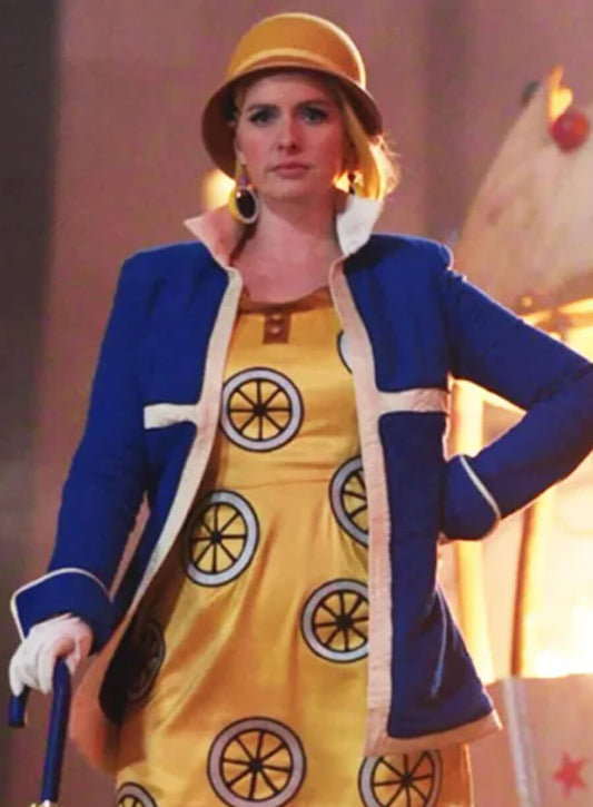 Harpoon Miss Valentine Inspired Blue Leather Jacket - One Piece Style