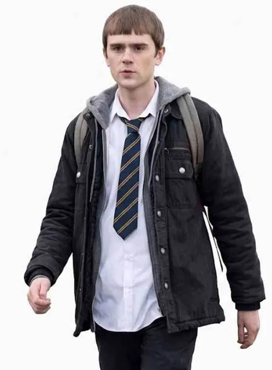 Harpoon Young Niall Inspired Black Leather Jacket - Half Man Style