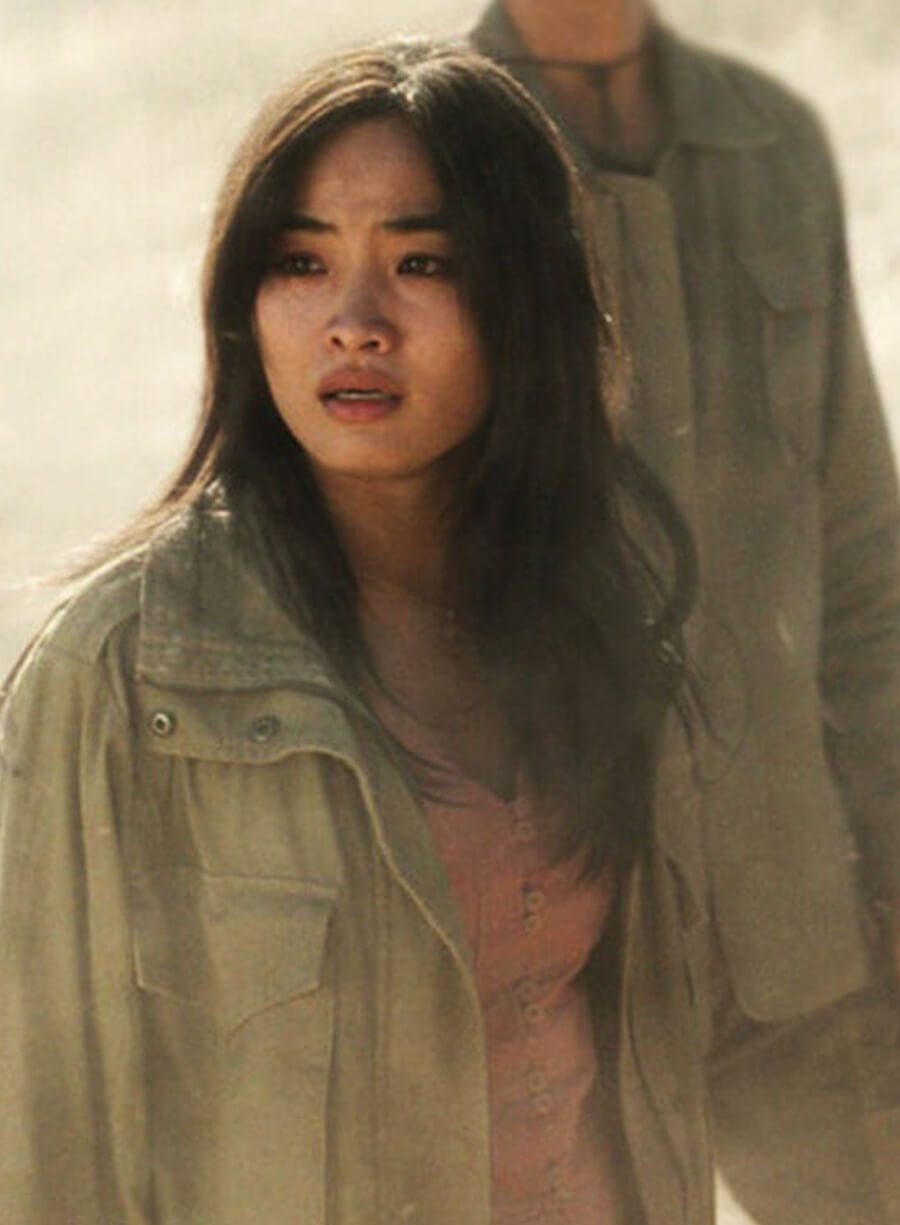 Harpoon Cate Randa Inspired Green Cotton Jacket - Monarch Legacy Of Monsters Style