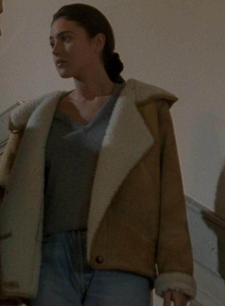 Harpoon Francesca Inspired Brown Suede Leather Leather Jacket - The Raffle Style