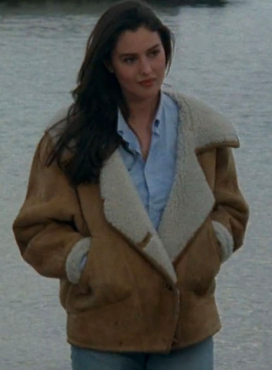 Harpoon Francesca Inspired Brown Suede Leather Leather Jacket - The Raffle Style