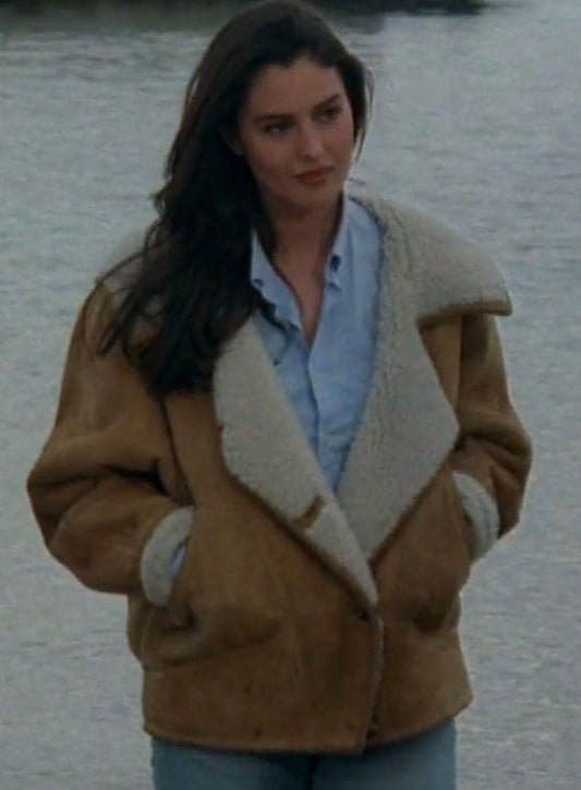 Harpoon Francesca Inspired Brown Suede Leather Leather Jacket - The Raffle Style