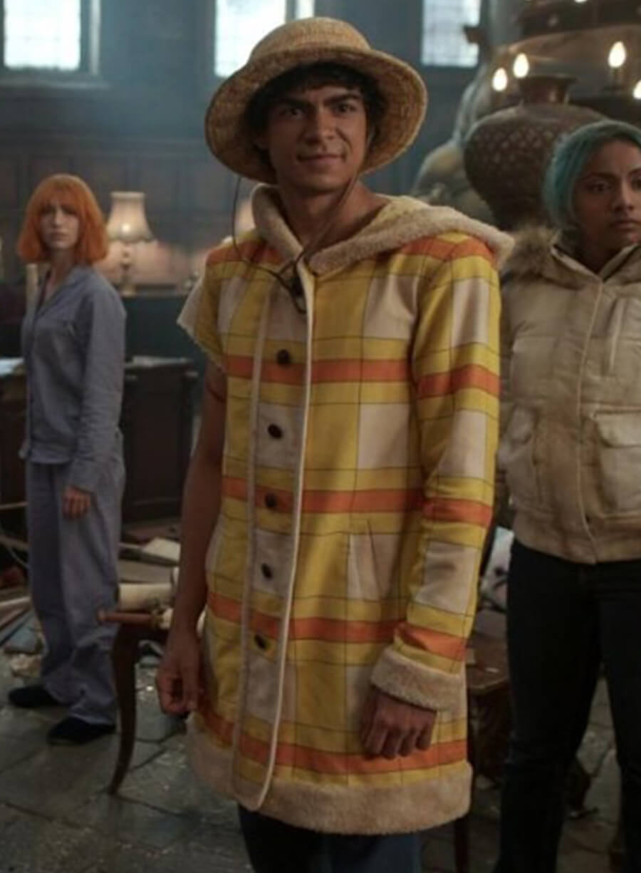 Harpoon Monkey D. Luffy Inspired Multicolor Coat - One Piece Style