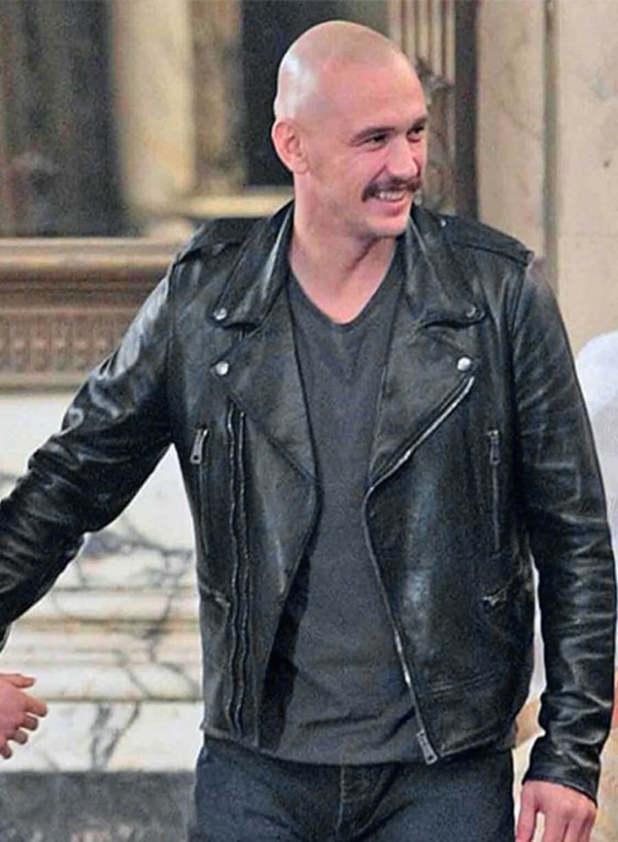 Harpoon Montgomery Clift Inspired Black Leather Jacket - Zeroville Style