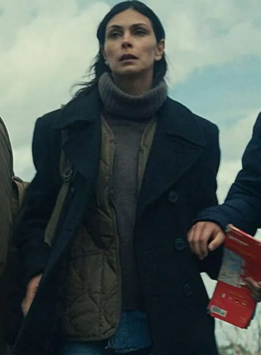 Harpoon Allison Garrity Inspired Black Coat - Greenland 2 Migration 2026 Style