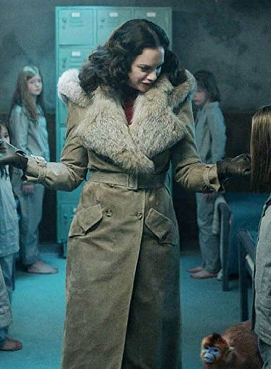 Harpoon Mrs. Coulter Inspired Beige Coat - His Dark Materials Style
