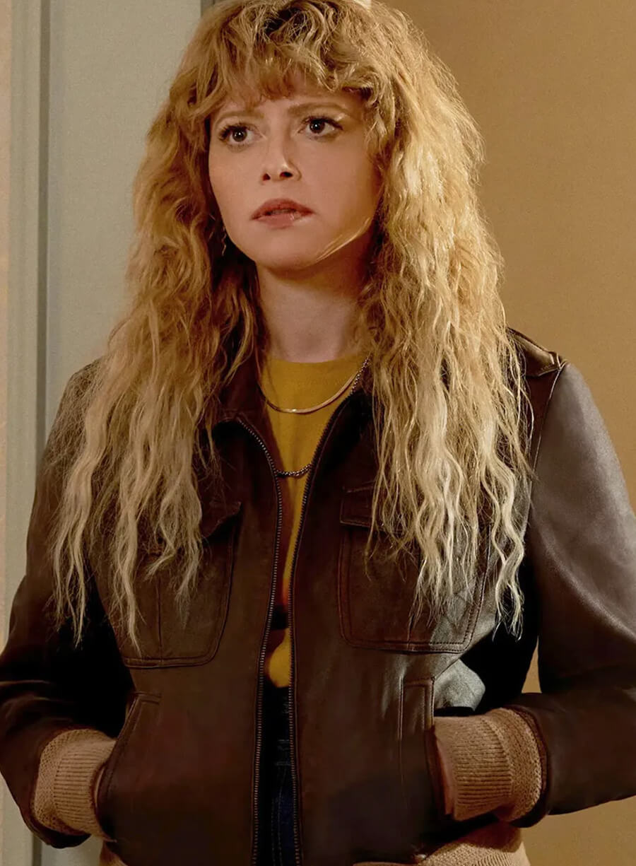 Harpoon Charlie Cale Inspired Brown Real Leather Leather Jacket - Poker Face Style