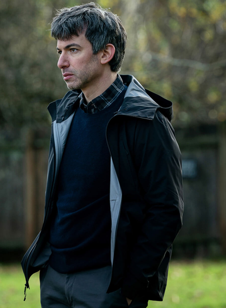 Harpoon Nathan Fielder Inspired Black Hooded Jacket - The Rehearsal Style
