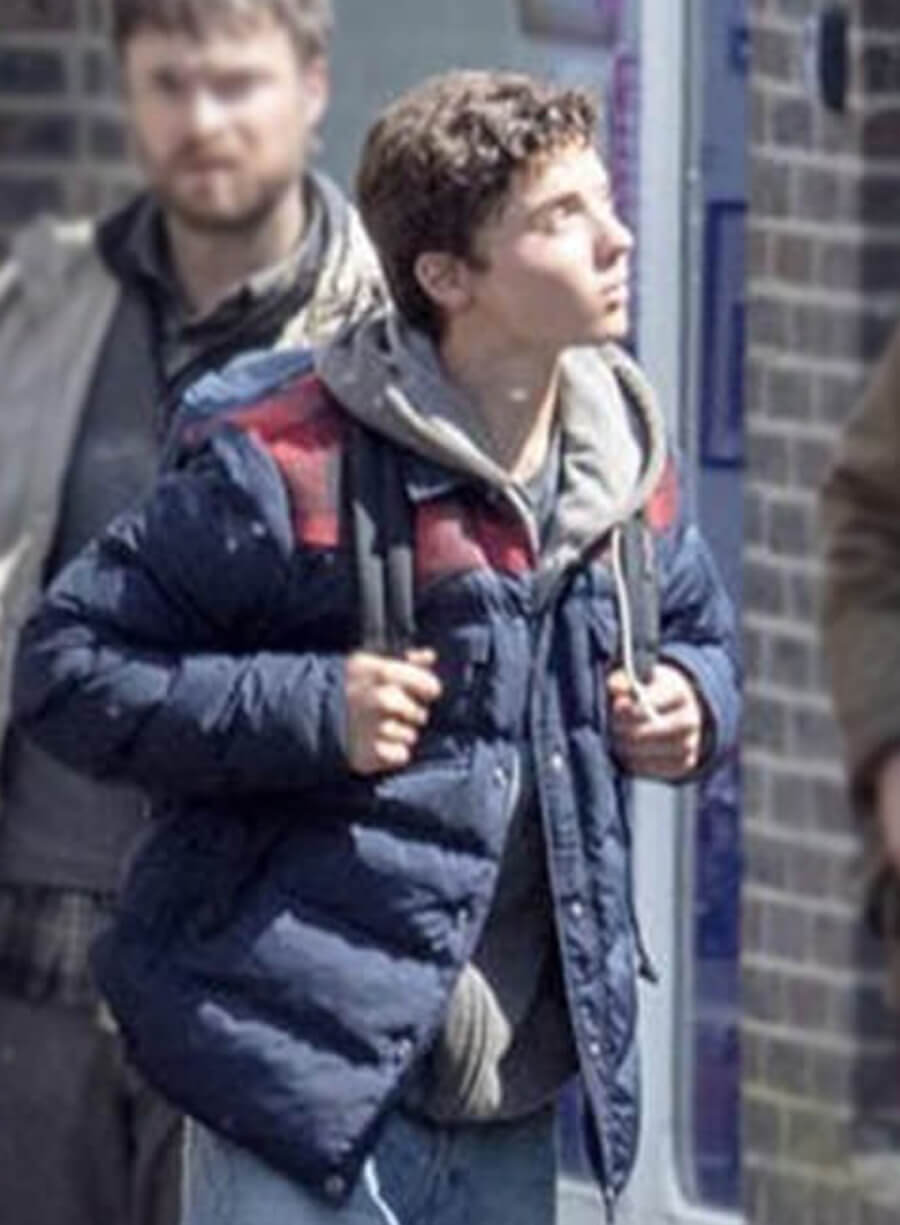 Harpoon John Garrity Inspired Blue Leather Jacket - Greenland 2 Migration 2026 Style