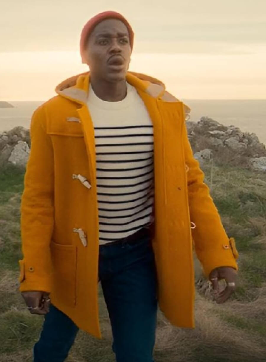 Harpoon The Doctor Inspired Yellow Coat - Doctor Who TV Series Style