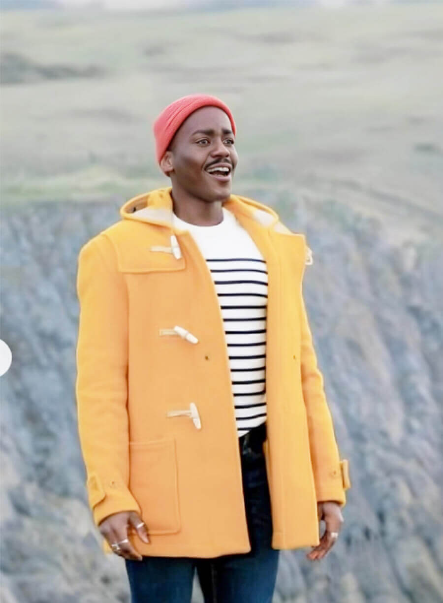 Harpoon The Doctor Inspired Yellow Coat - Doctor Who TV Series Style