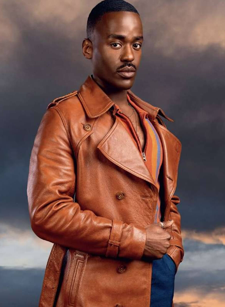 Harpoon The Doctor Inspired Black Coat - Doctor Who TV Series Style