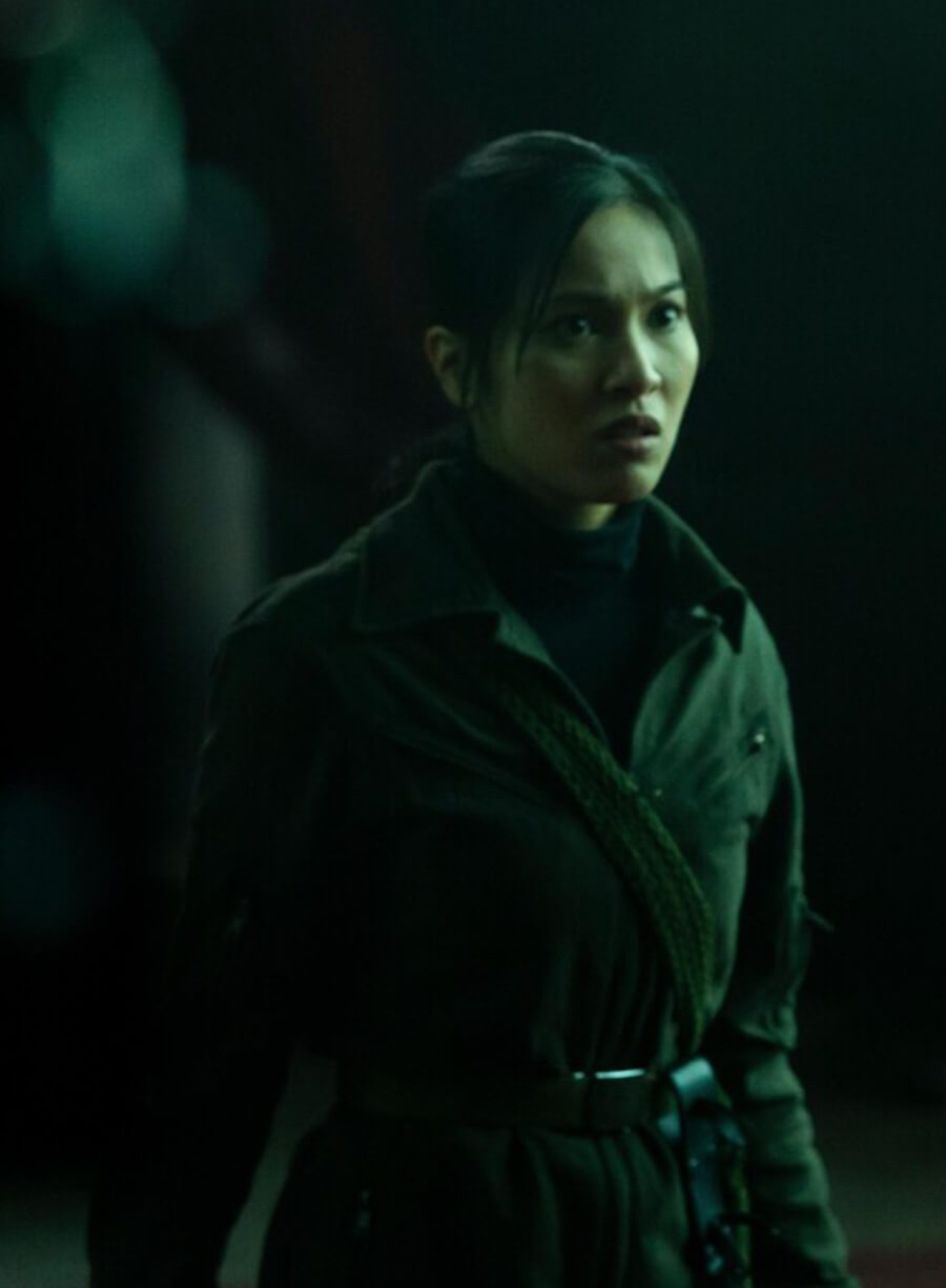 Harpoon Yen Inspired Black Fabric Coat - The Continental From the World of John Wick Style
