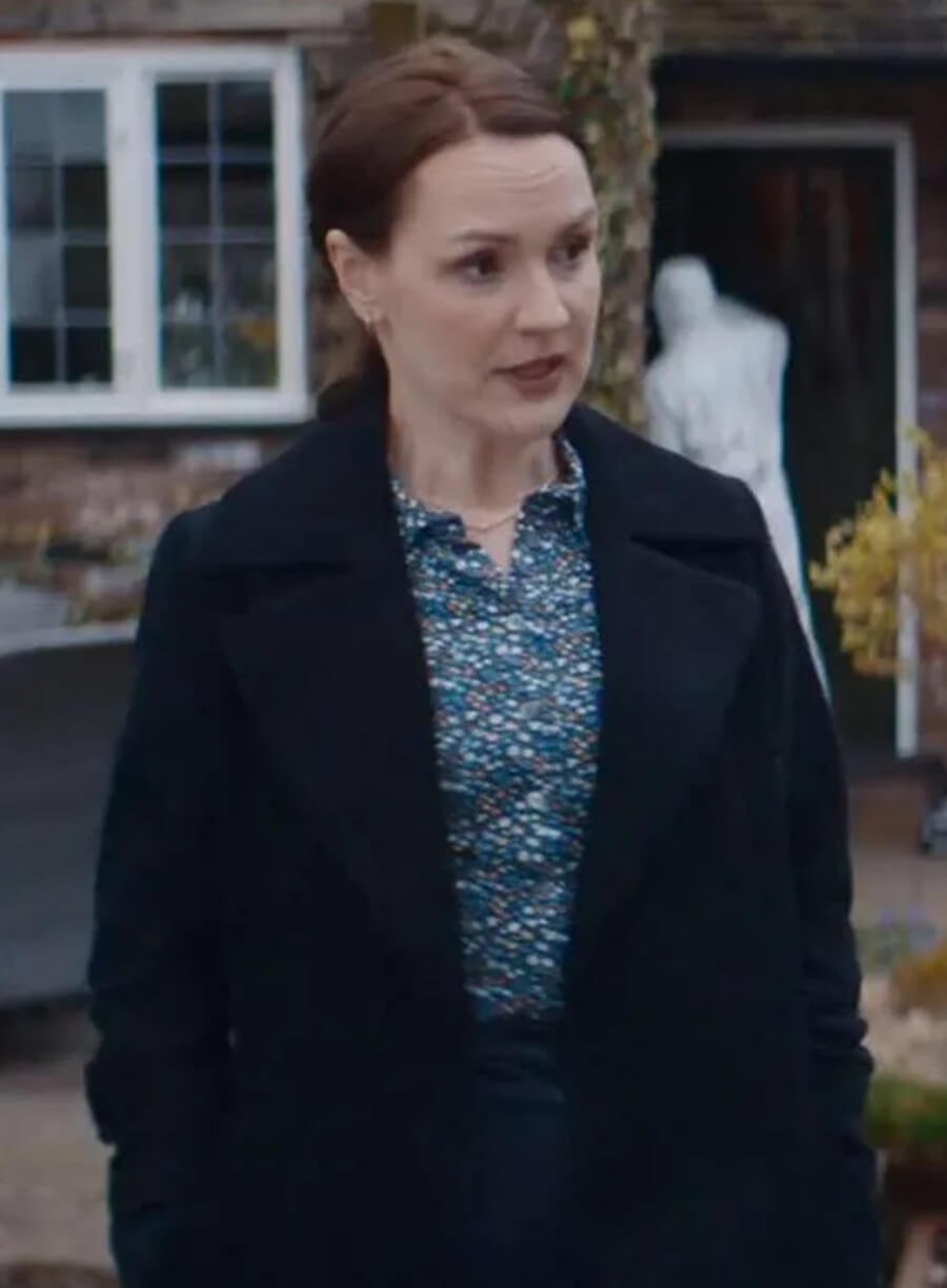Harpoon Nia Emine Inspired Black Coat - Missing You 2025 Style