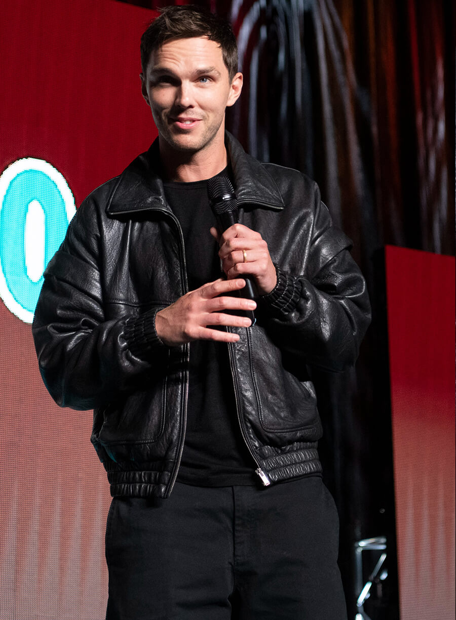 Harpoon lex luthor Inspired Black Leather Jacket - Superman 2025 Style