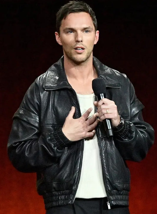 Harpoon lex luthor Inspired Black Leather Jacket - Superman 2025 Style