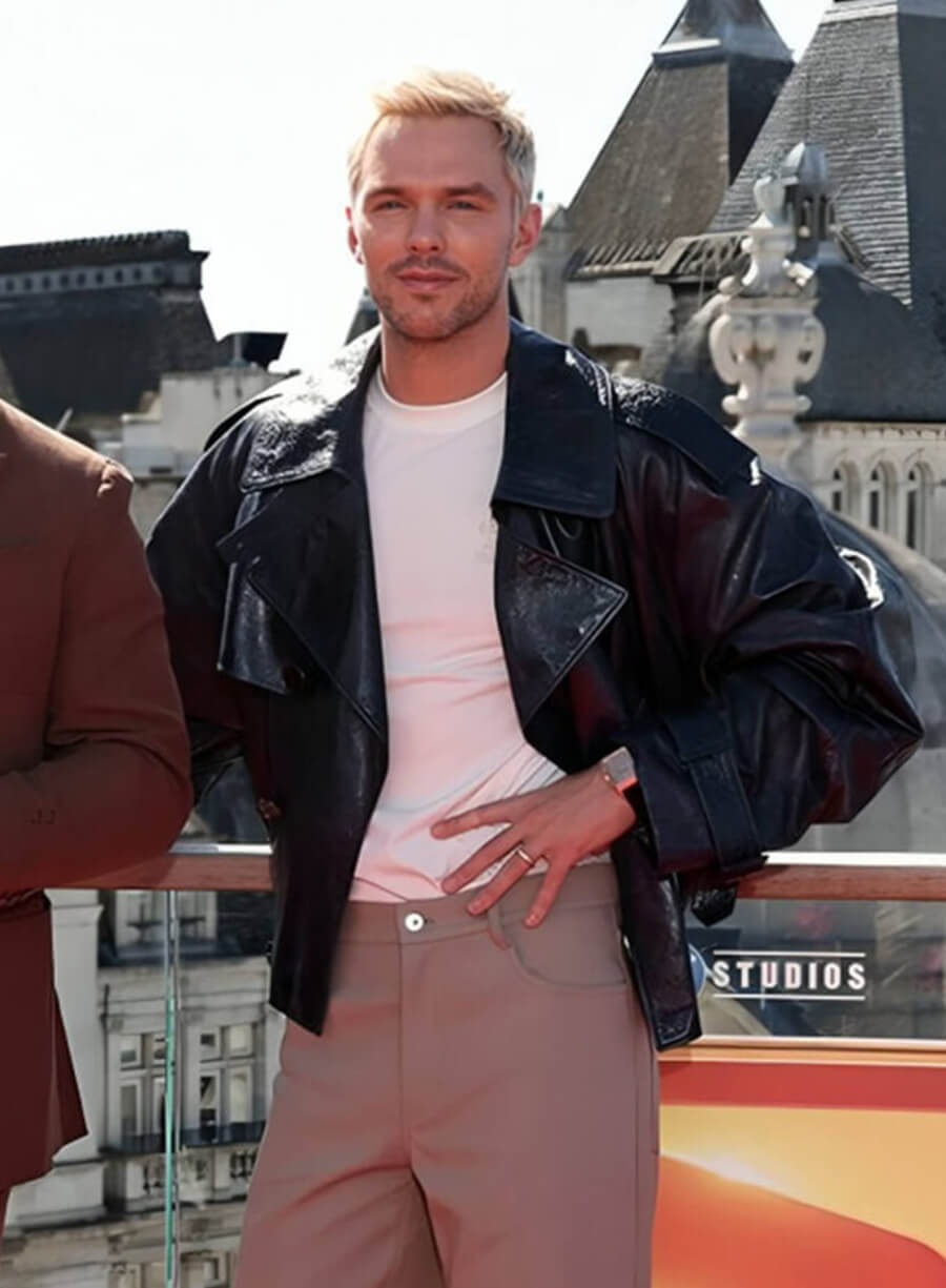 Harpoon lex luthor Inspired Black Leather Jacket - Superman 2025 Style