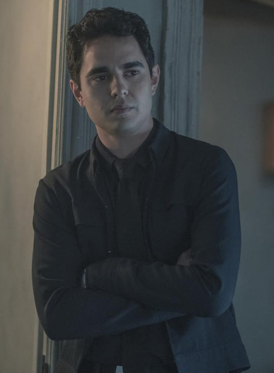 Harpoon Nick Blaine Inspired Black Cotton Fabric Cotton Jacket - The Handmaid's Tale Style