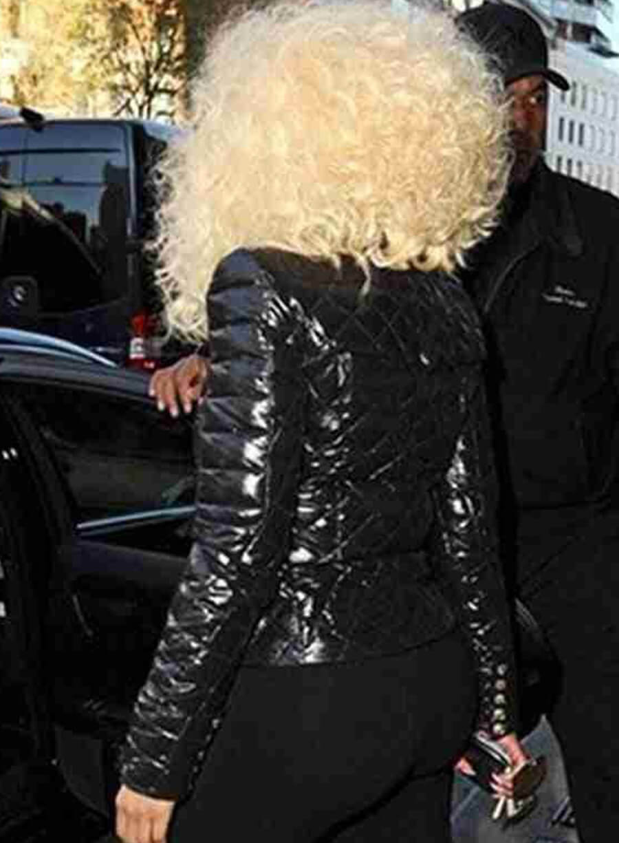 Harpoon Nicki Minaj Inspired Black Leather Jacket