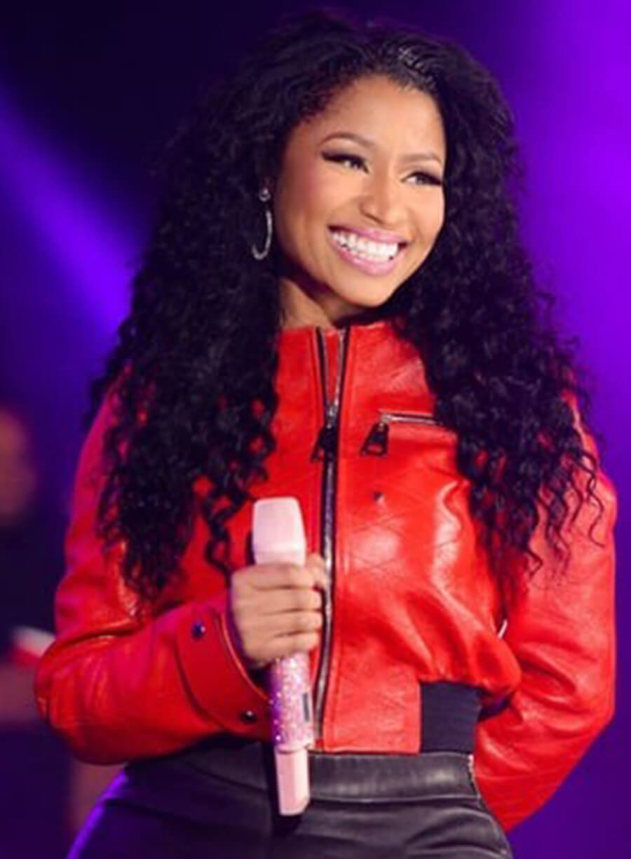 Harpoon Nicki Minaj Inspired Red Biker Jacket