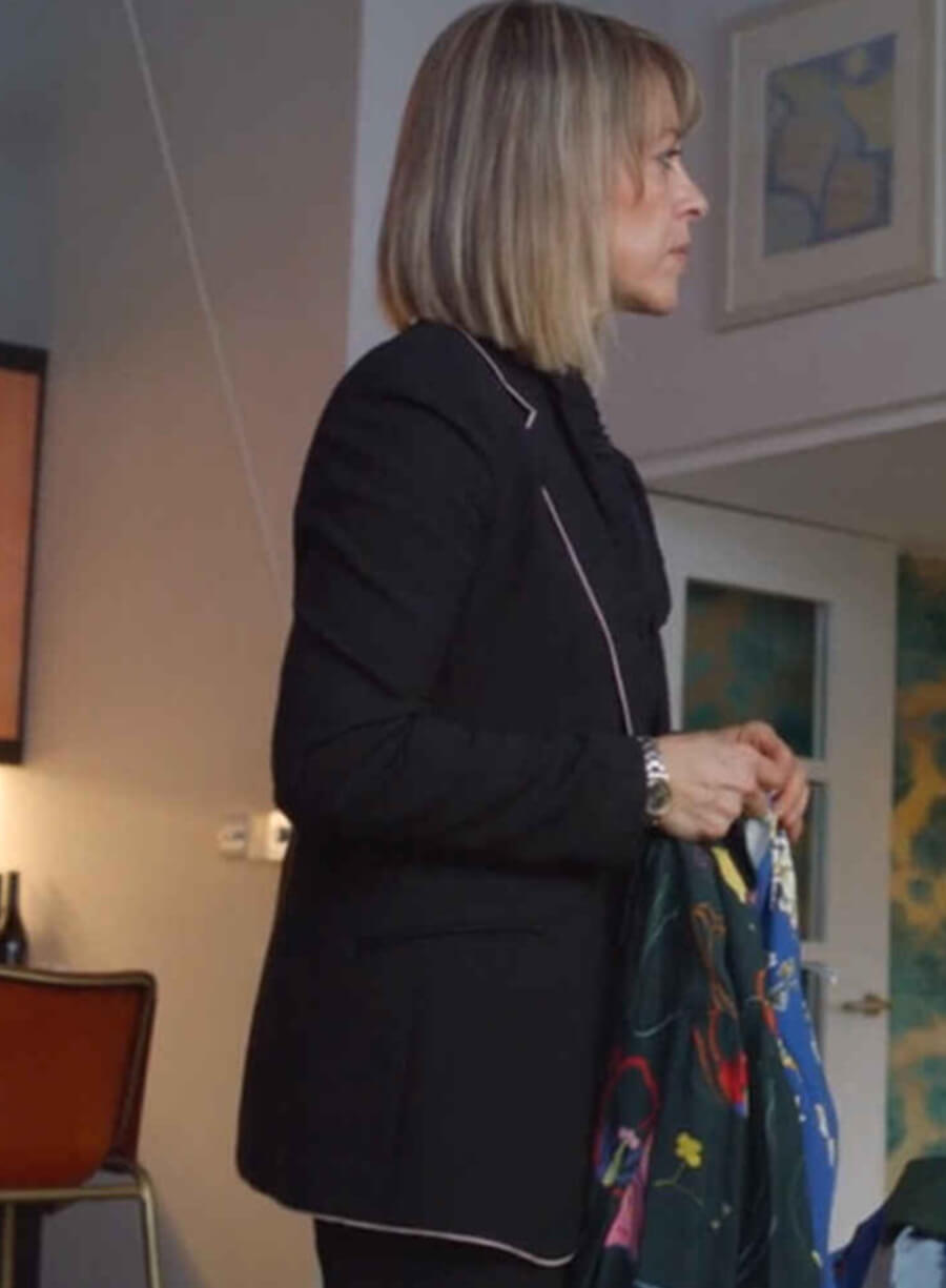 Harpoon Hannah Stern Inspired Black Leather Jacket - The Split Style