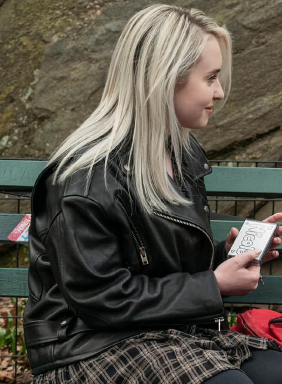 Harpoon Nicole Bingham Inspired Black Biker Jacket - Power Book II: Ghost Style
