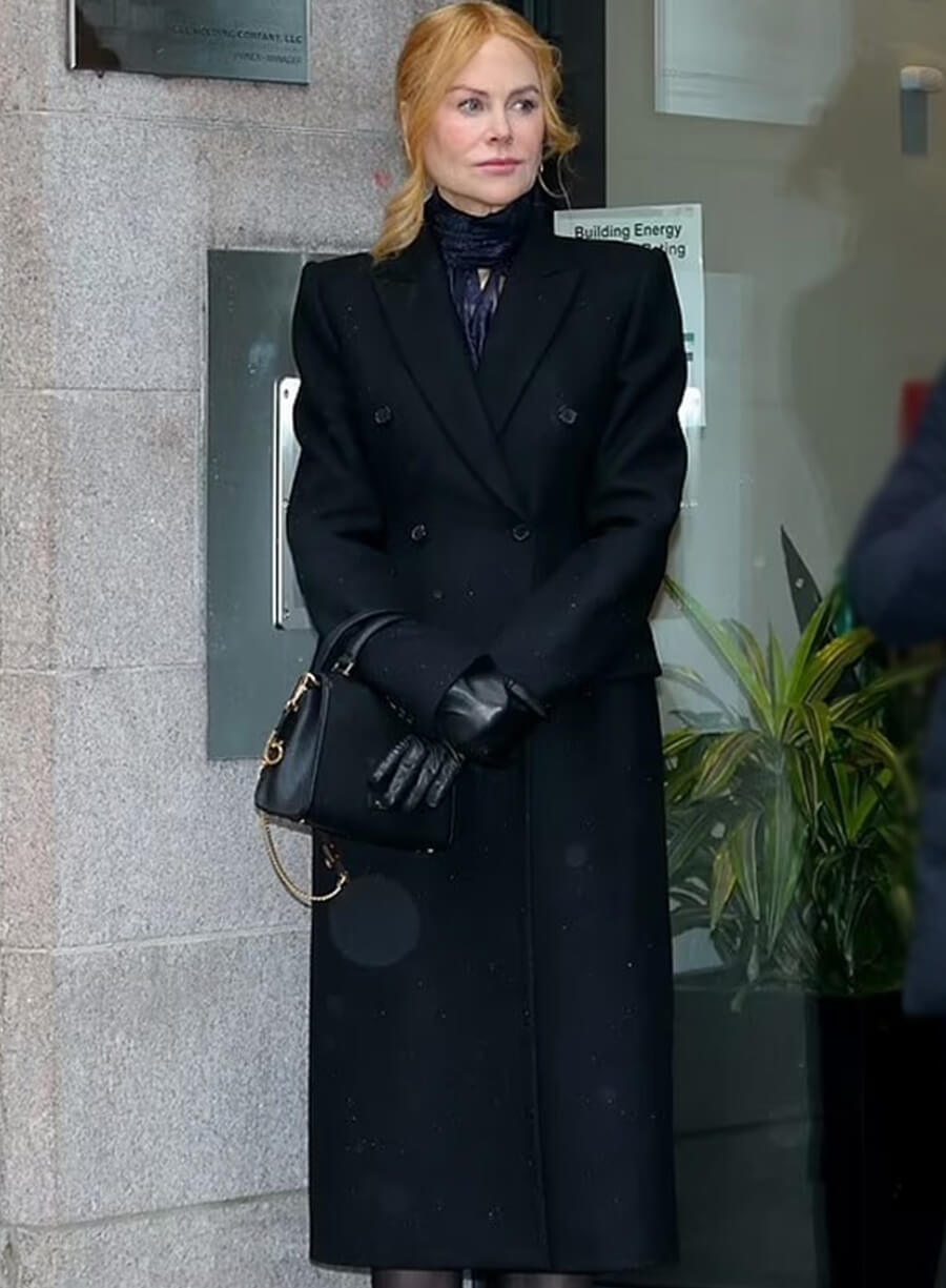 Harpoon Romy Mathis Inspired Black Coat - Babygirl 2024 Style
