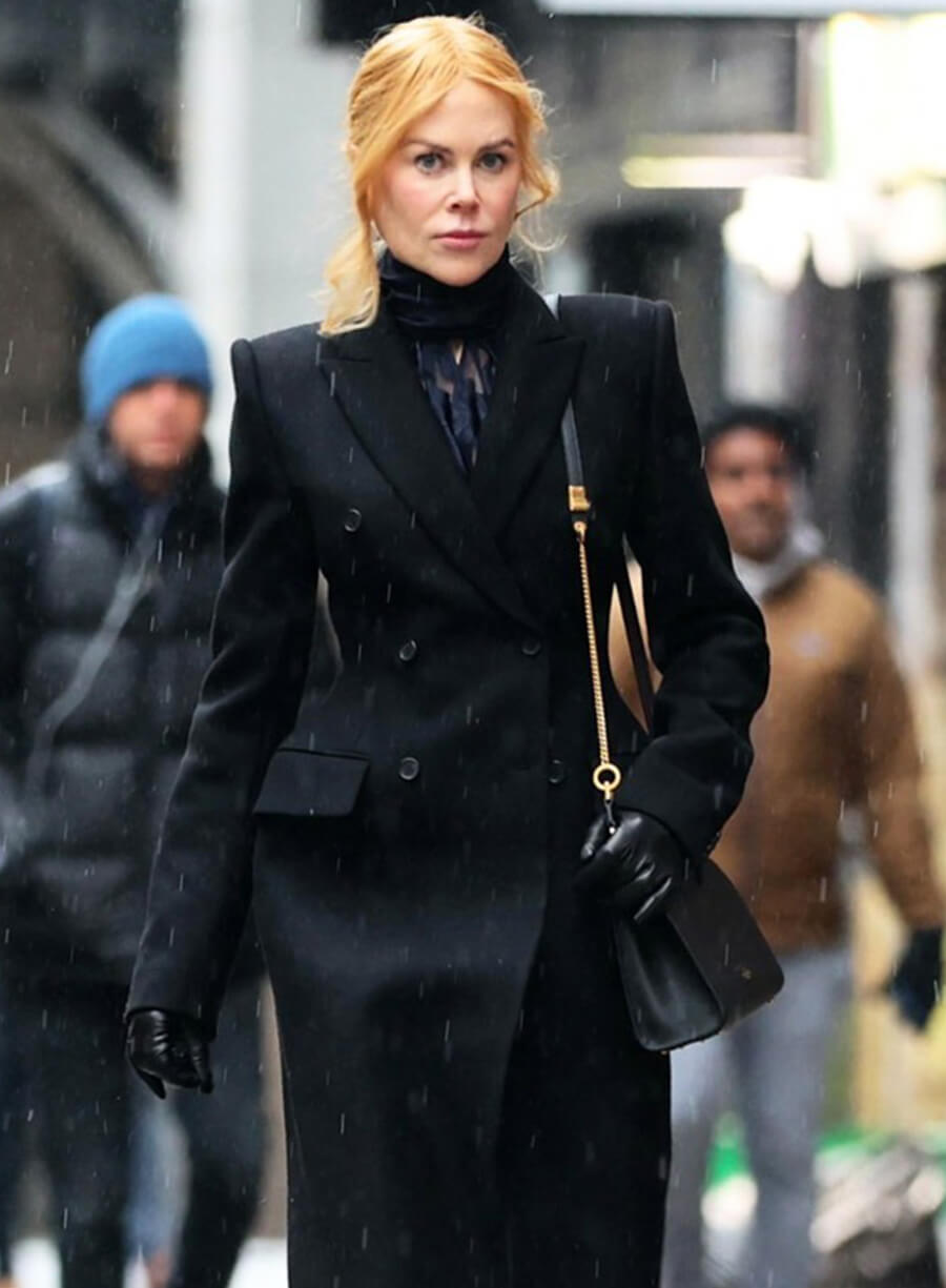 Harpoon Romy Mathis Inspired Black Coat - Babygirl 2024 Style