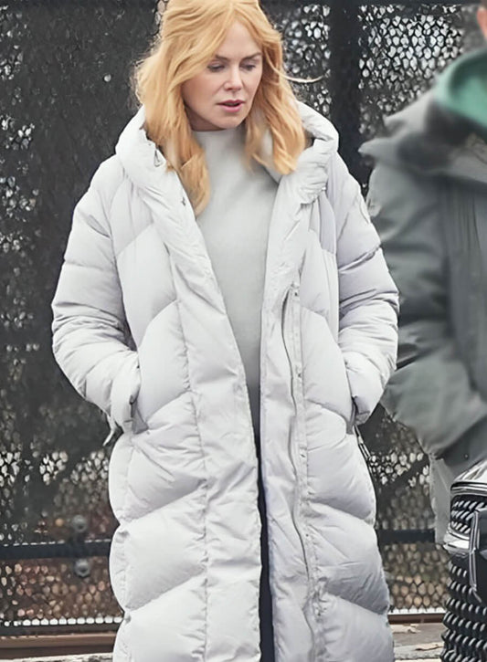 Harpoon Romy Mathis Inspired Grey Coat - Babygirl 2024 Style