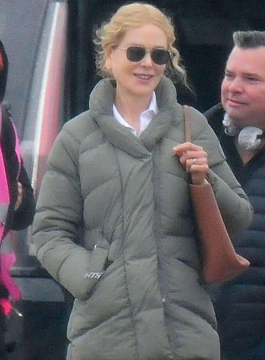 Harpoon Kaitlyn Meade Inspired Grey Parachute Fabric Leather Jacket - Special Ops Lioness Style