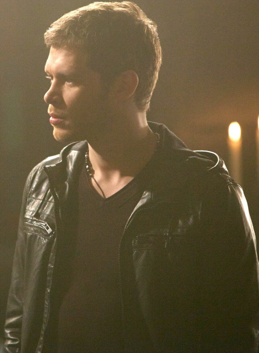 Harpoon Niklaus Mikaelson Inspired Black Hooded Jacket - The Originals S01 Style