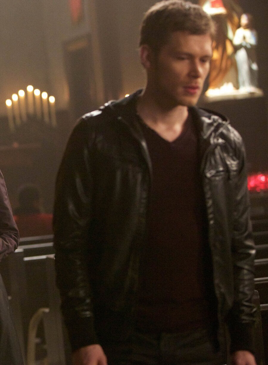 Harpoon Niklaus Mikaelson Inspired Black Hooded Jacket - The Originals S01 Style
