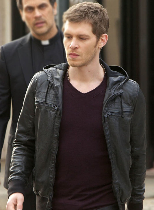 Harpoon Niklaus Mikaelson Inspired Black Hooded Jacket - The Originals S01 Style