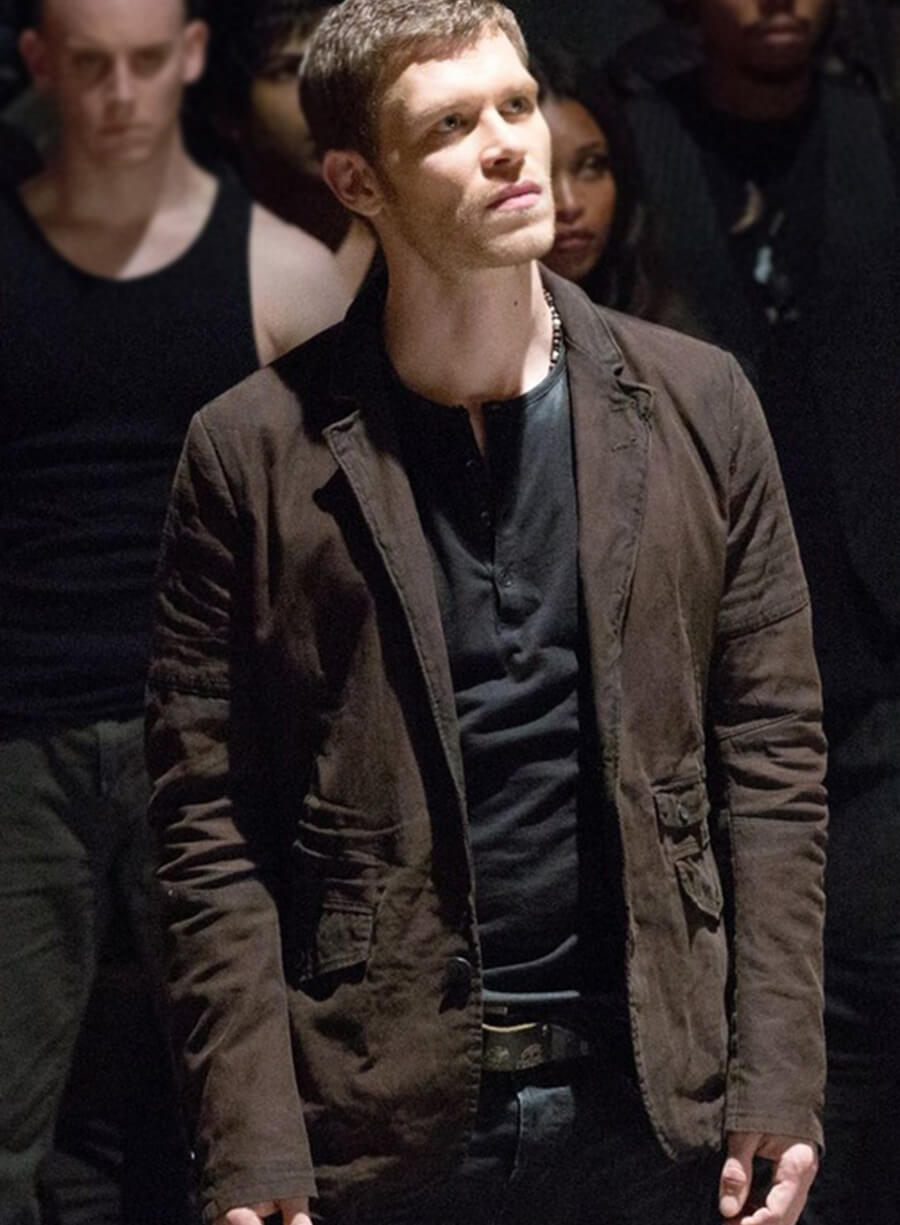Harpoon Niklaus Mikaelson Inspired Brown Leather Jacket - The Originals S01 Style