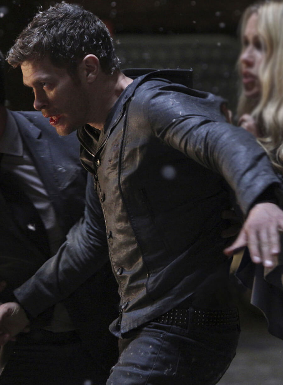 Harpoon Niklaus Mikaelson Inspired Black Biker Jacket - The Originals S02 Style