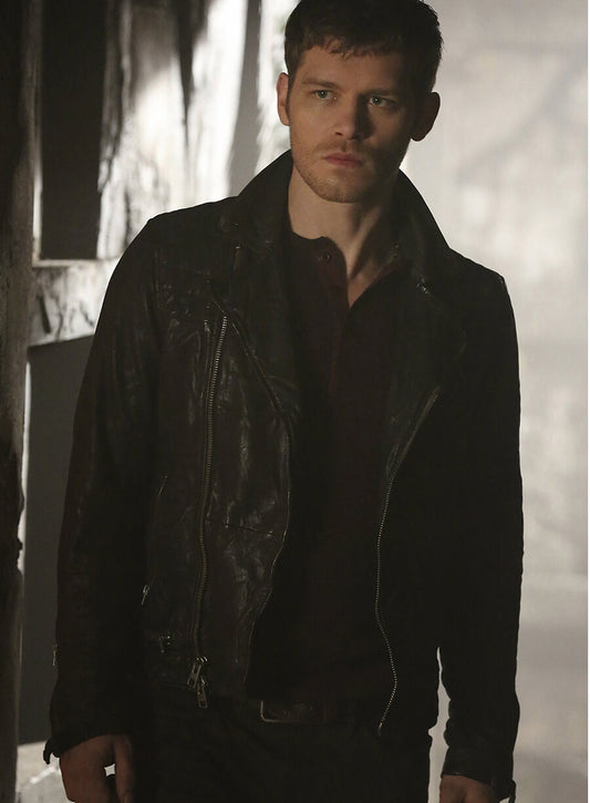 Harpoon Niklaus Mikaelson Inspired Black Biker Jacket - The Originals S02 Style