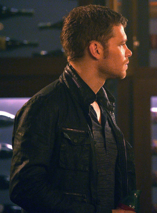 Harpoon Niklaus Mikaelson Inspired Black Leather Jacket - The Originals S02 Style
