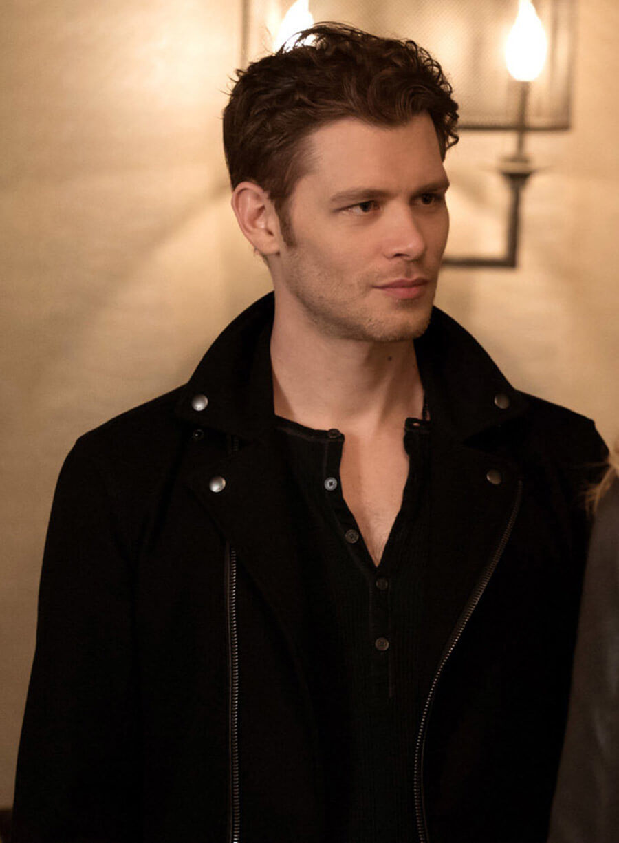 Harpoon Niklaus Mikaelson Inspired Black Leather Jacket - The Originals S03 Style