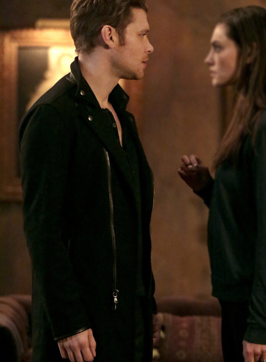 Harpoon Niklaus Mikaelson Inspired Black Leather Jacket - The Originals S03 Style
