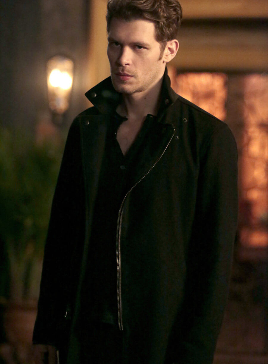 Harpoon Niklaus Mikaelson Inspired Black Leather Jacket - The Originals S03 Style