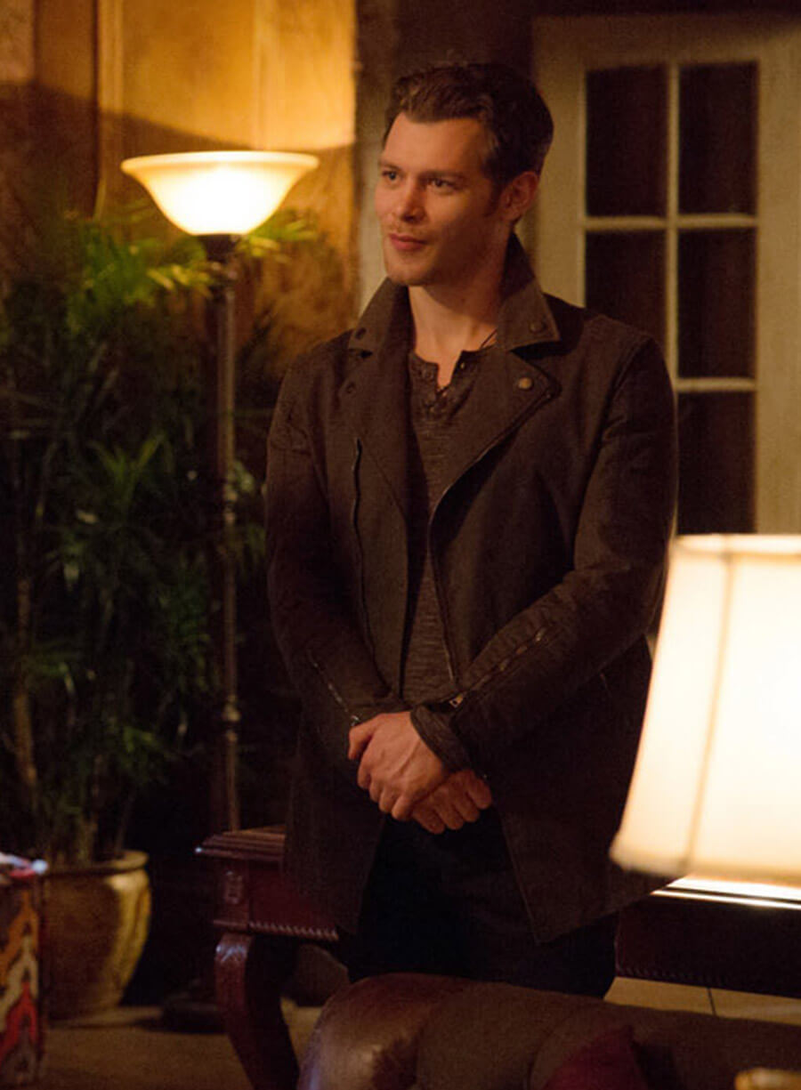 Harpoon Niklaus Mikaelson Inspired Brown Biker Jacket - The Originals S03 Style