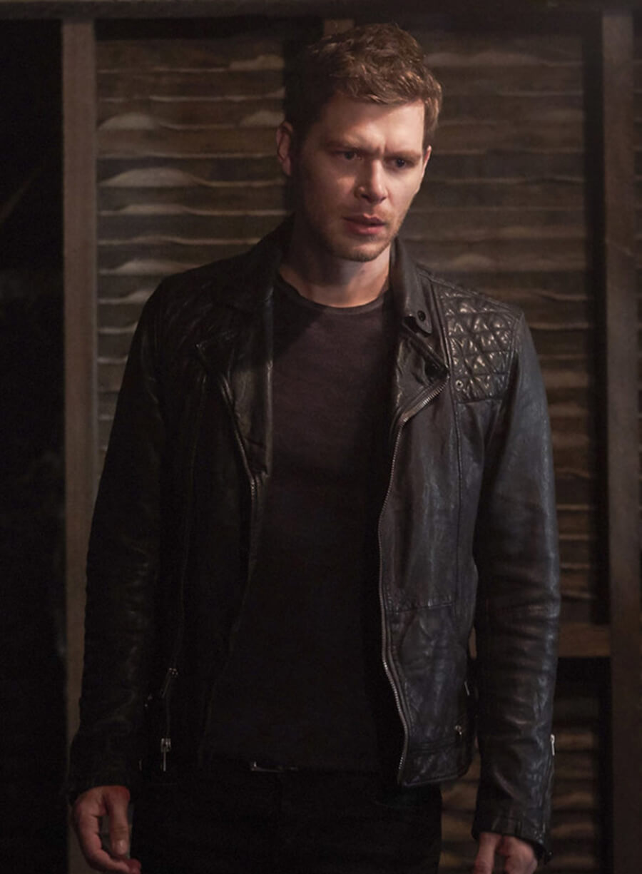 Harpoon Niklaus Mikaelson Inspired Black Leather Jacket - The Originals S05 Style