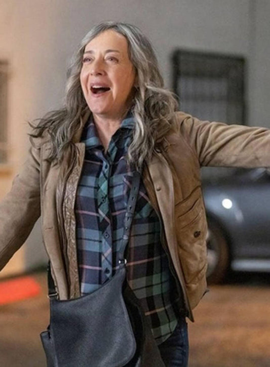 Harpoon Nina Daniels Inspired Brown Leather Jacket - Hacks Tv Series Style