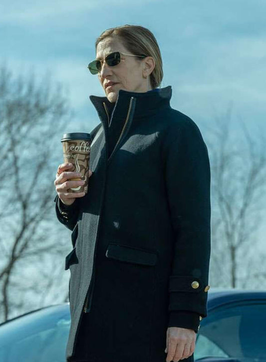 Harpoon Griffin Inspired Black Coat - Mayor of Kingstown S04 Style
