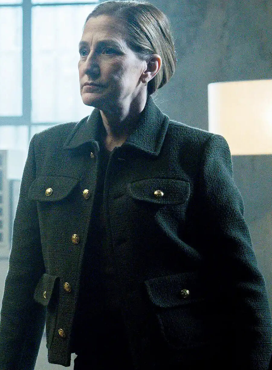 Harpoon Nina Hobbs Inspired Green Leather Jacket