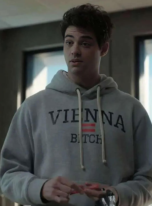 Harpoon Noah Centineo Inspired Gray Hooded Jacket - The Recruit Style